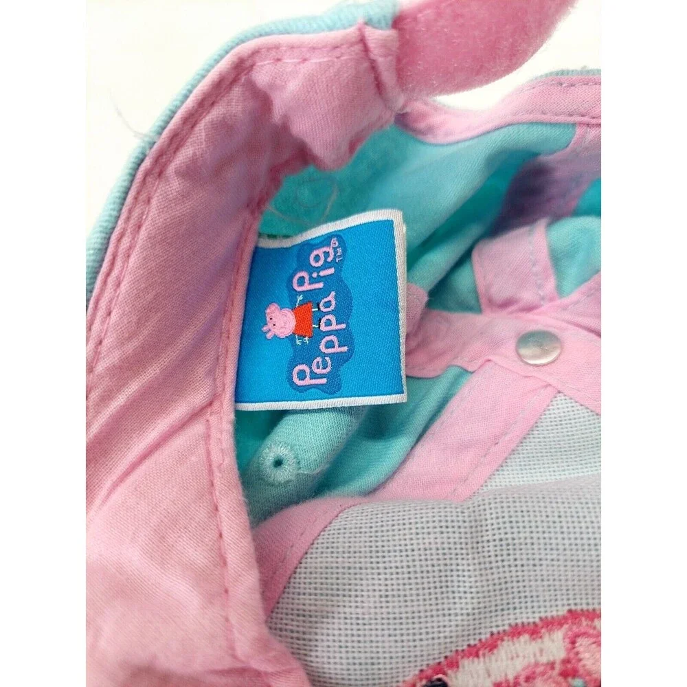 Peppa Pig with Rainbow Child Size Hook n Loop Hat